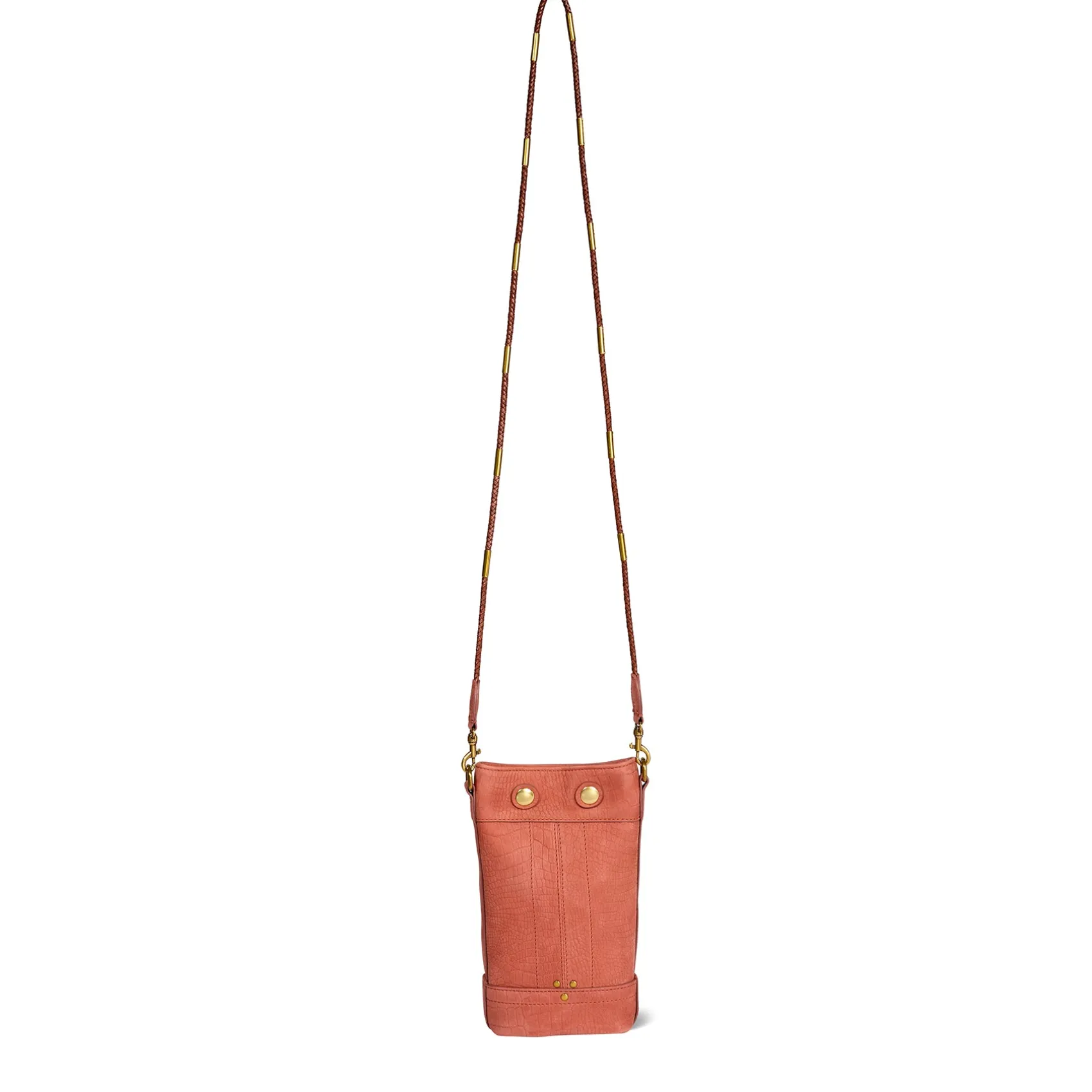 Jérôme Dreyfuss Mini-sacs Et Sacs Ceinture | Sacs Bandoulière | Ben Mini TaurillonImpriméCrocoTerracotta