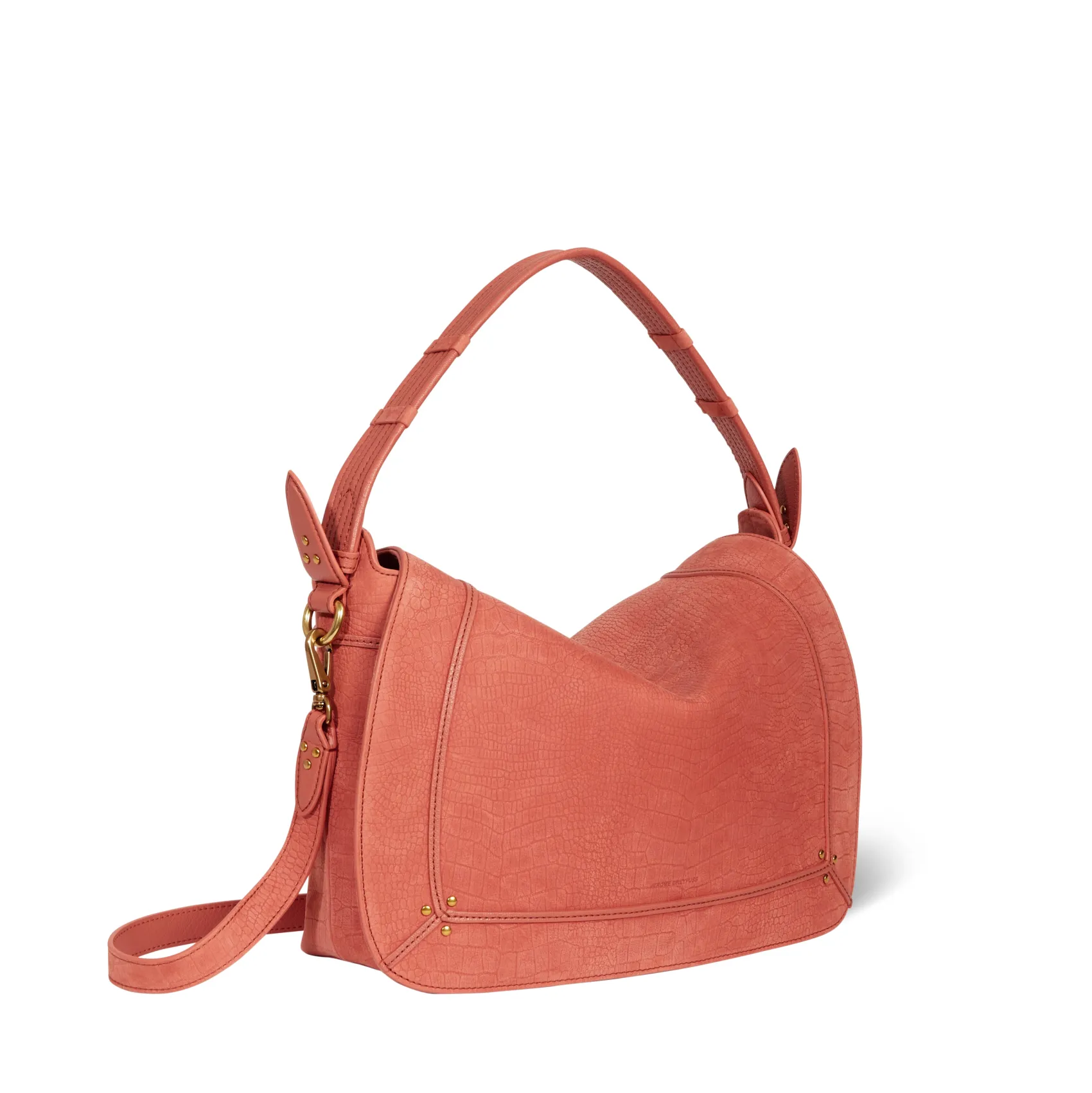 Jérôme Dreyfuss Sacs Porté Main | Sacs Bandoulière | Pepito L TaurillonImpriméCrocoTerracotta